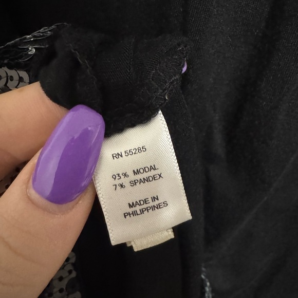 Express Y2K Black Sequin Club Party Dress - Picture 6 of 8